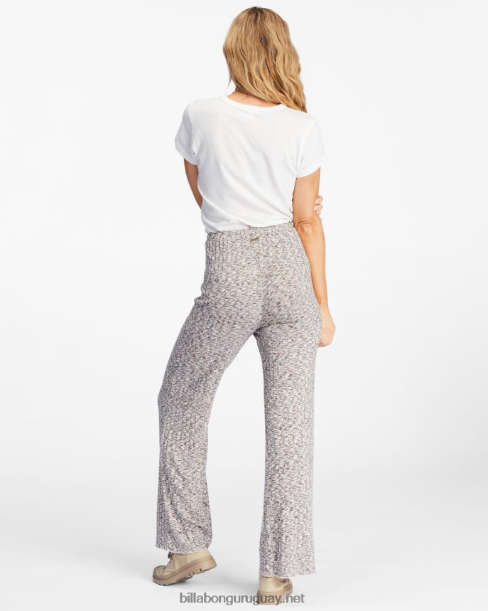 tan fácil pantalones de punto de talle alto y pernera ancha mujer multi DR68442215 Billabong