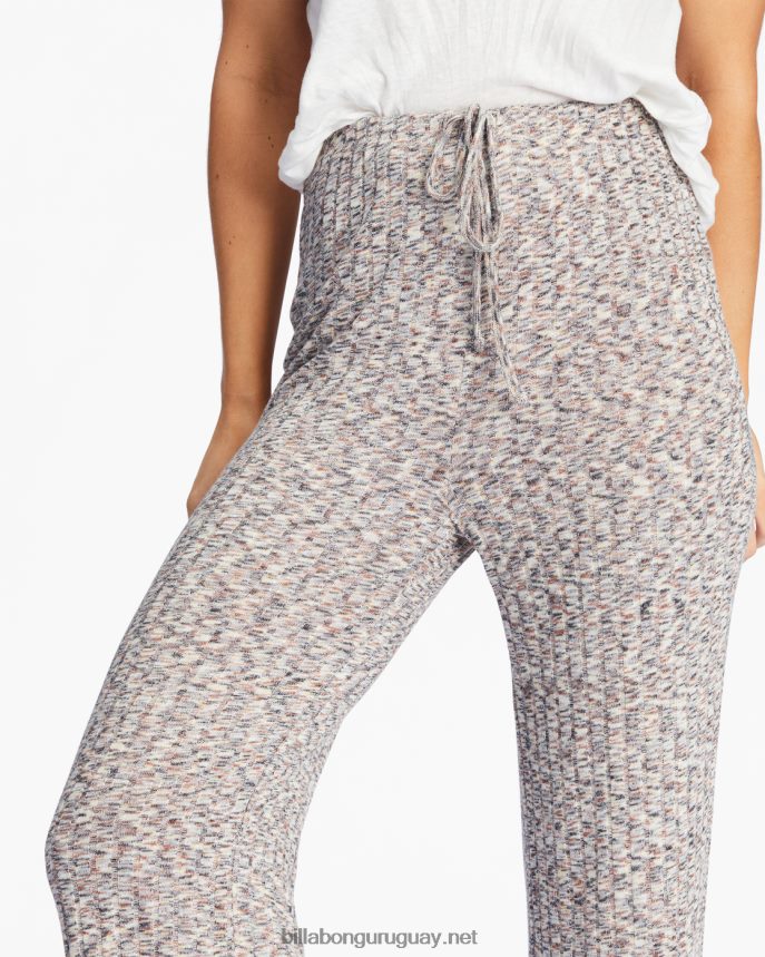 tan fácil pantalones de punto de talle alto y pernera ancha mujer multi DR68442215 Billabong