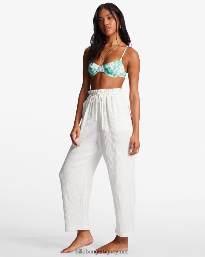 vagar en pantalones de bolsa de papel mujer cristal de sal DR68442198 Billabong