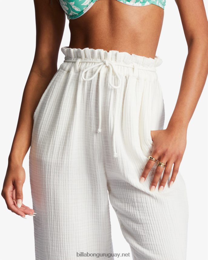 vagar en pantalones de bolsa de papel mujer cristal de sal DR68442198 Billabong