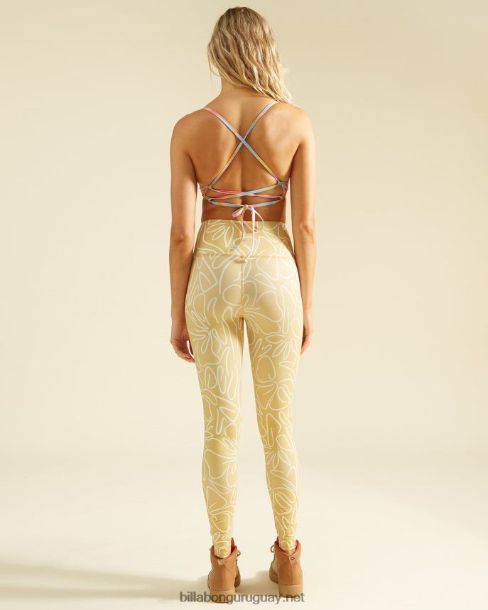 a/div aventura legging leggins de talle alto mujer musgo dulce DR68442347 Billabong