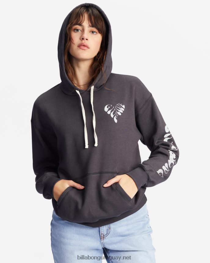 dar amor sudadera con gráfico mujer apagado negro DR68442223 Billabong