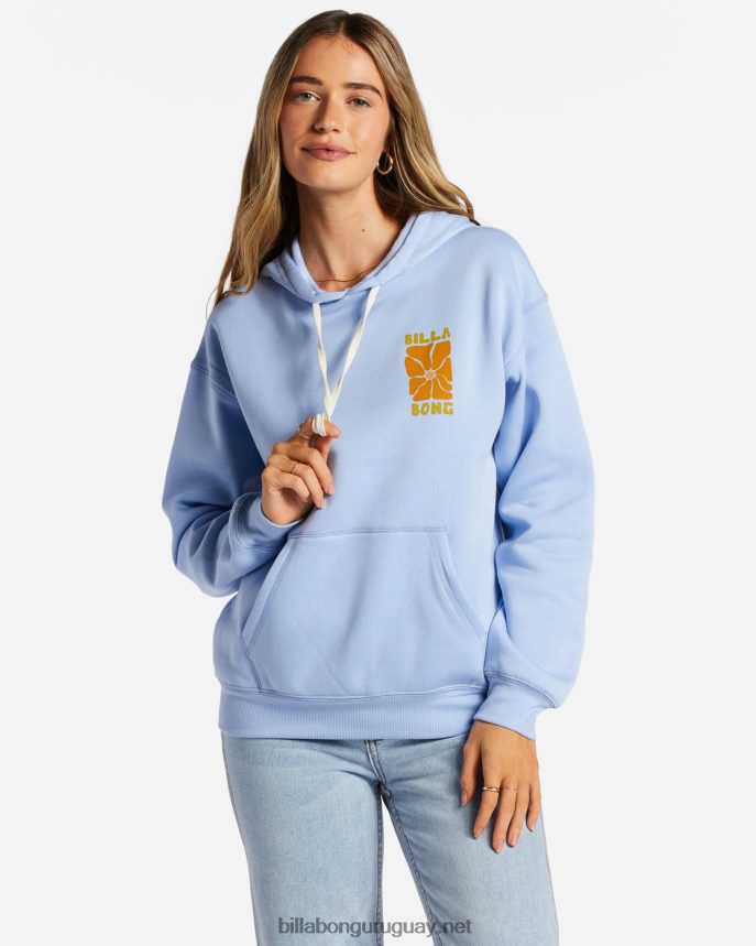 en la sudadera con capucha del jardín mujer de la nada DR68442079 Billabong