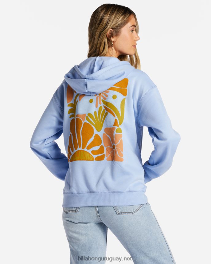 en la sudadera con capucha del jardín mujer de la nada DR68442079 Billabong