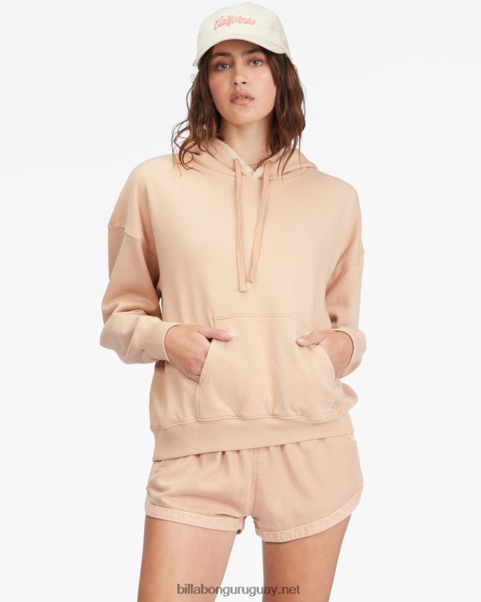 fin de semana perfecto peso pesado sudadera con capucha mujer madera a la deriva DR68442275 Billabong