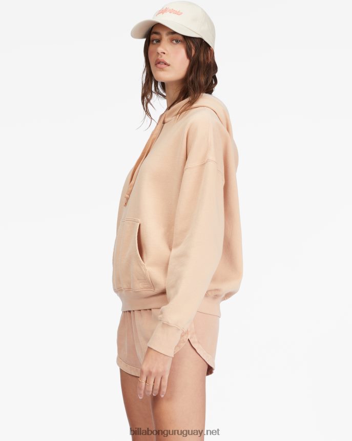fin de semana perfecto peso pesado sudadera con capucha mujer madera a la deriva DR68442275 Billabong