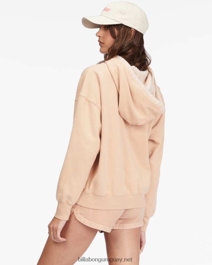 fin de semana perfecto peso pesado sudadera con capucha mujer madera a la deriva DR68442275 Billabong