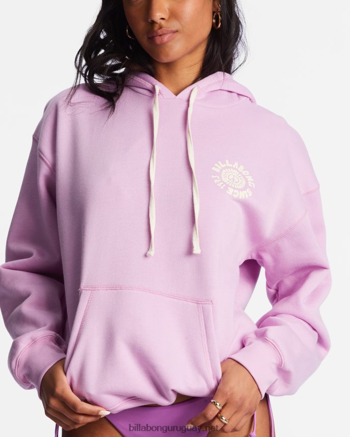 paz fuera sudadera con capucha mujer sueño lila DR68442157 Billabong