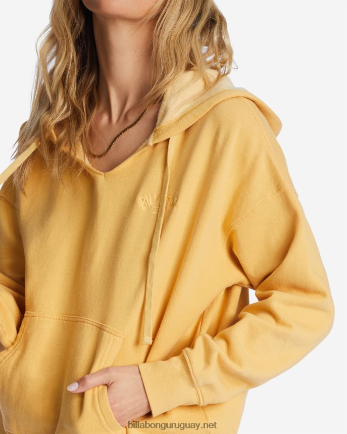 siempre sábado sudadera con capucha mujer Costa Dorada DR68442185 Billabong