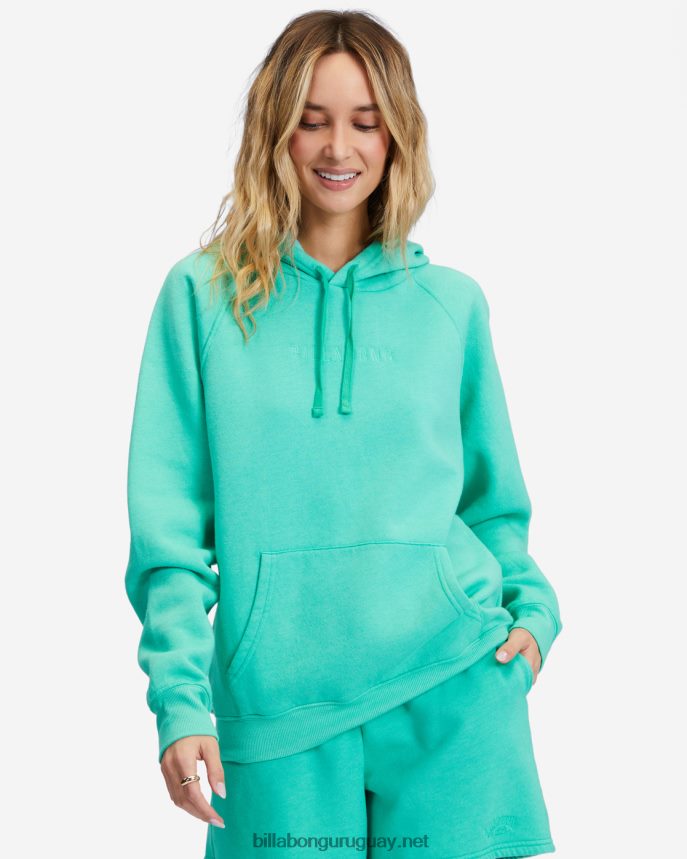 sudadera con capucha Legacy 2.0 mujer verde tropical DR68442367 Billabong