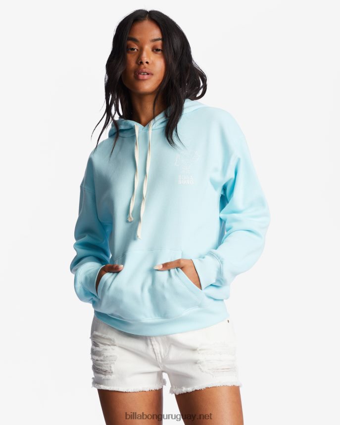sudadera con capucha irradiar amor mujer agua pura DR68442202 Billabong