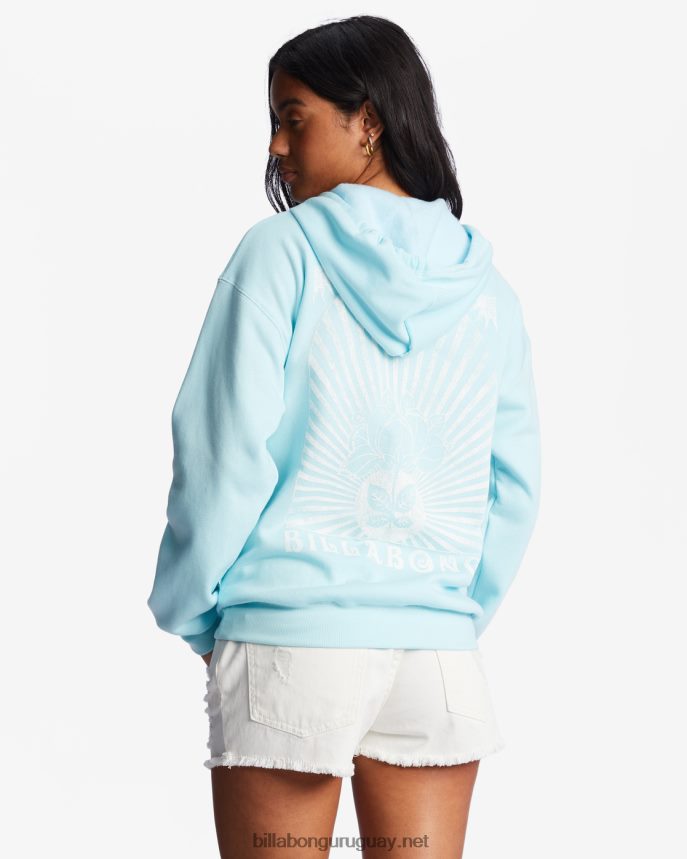 sudadera con capucha irradiar amor mujer agua pura DR68442202 Billabong