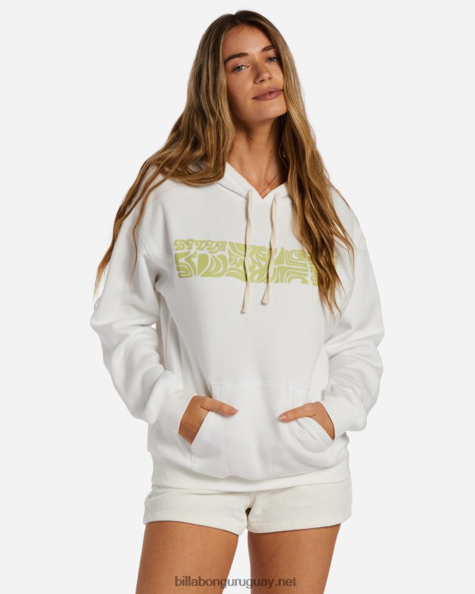 sudadera con capucha tiki bloom mujer cristal de sal DR68442081 Billabong