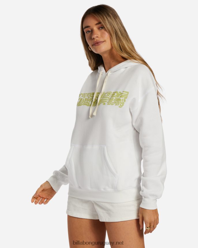 sudadera con capucha tiki bloom mujer cristal de sal DR68442081 Billabong