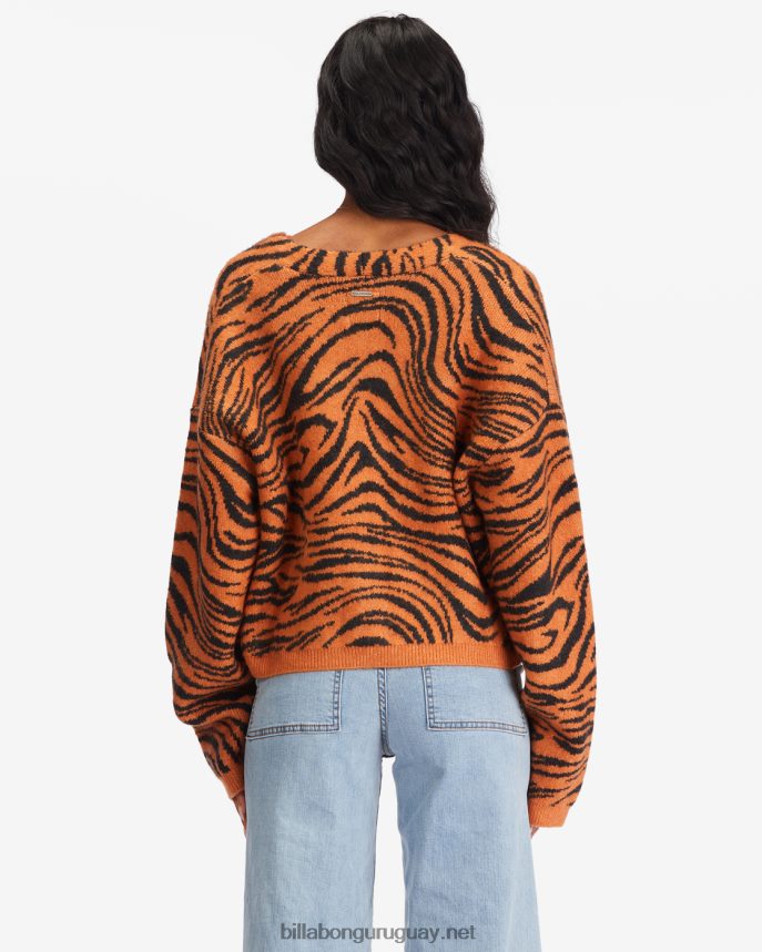 cárdigan corto wild one mujer arcilla del desierto DR68442245 Billabong