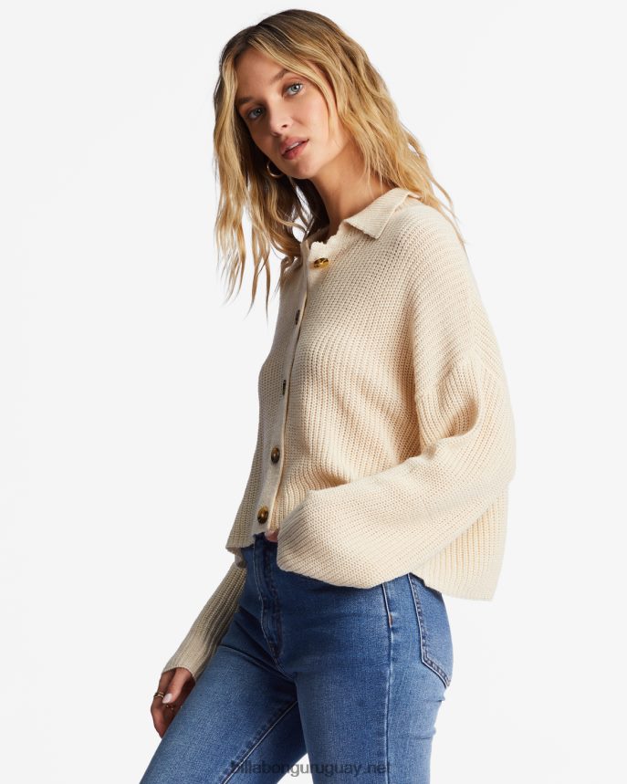 manténgase actualizado suéter acogedor mujer gorra blanca DR68442153 Billabong