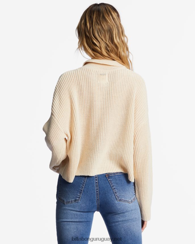 manténgase actualizado suéter acogedor mujer gorra blanca DR68442153 Billabong