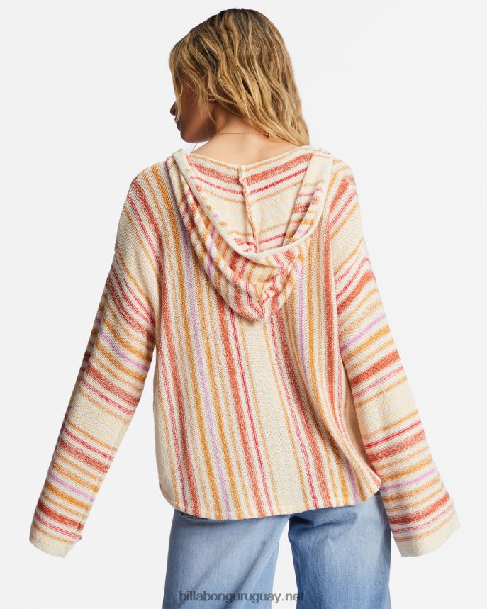 suéter con capucha de playa baja mujer amapola brillante DR68442006 Billabong