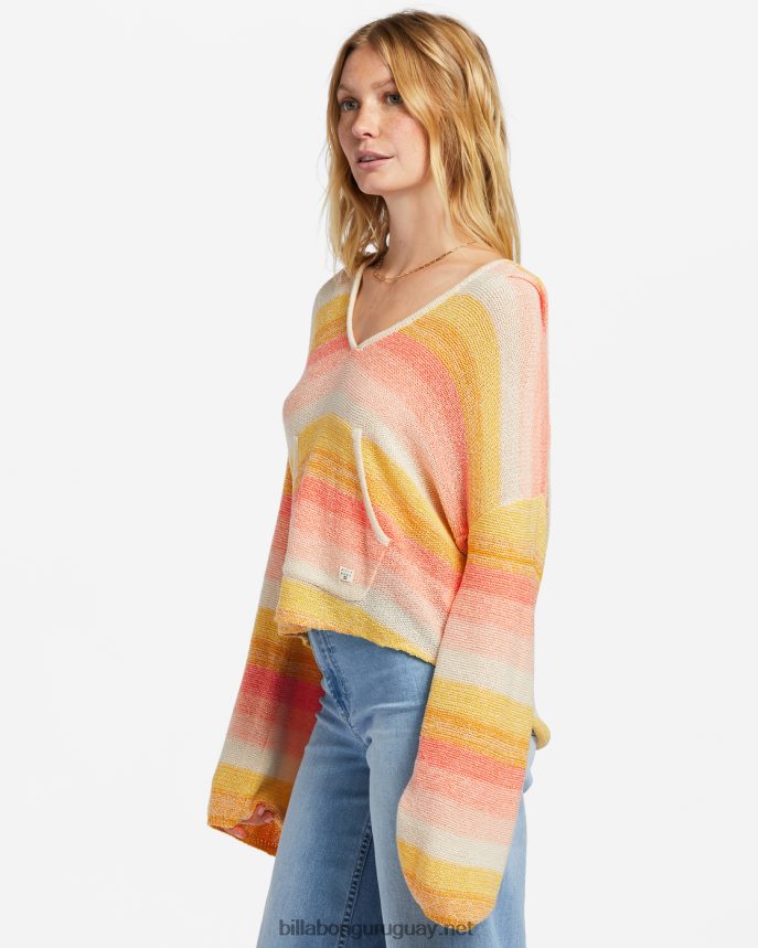 suéter con capucha de playa baja mujer pastel de durazno DR68441862 Billabong