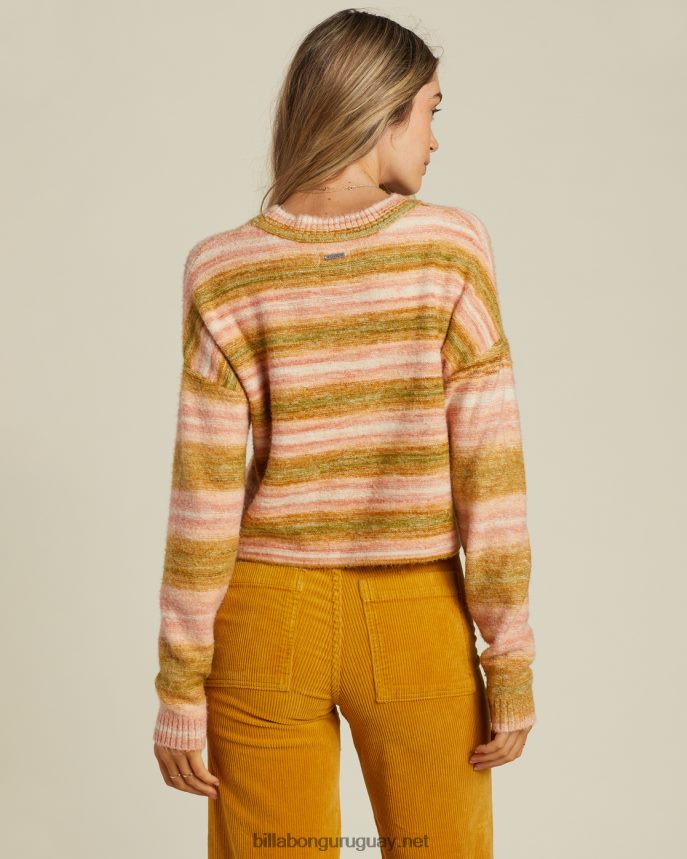 suéter ligeramente corto tan encantado mujer cálidos rayos DR68442228 Billabong