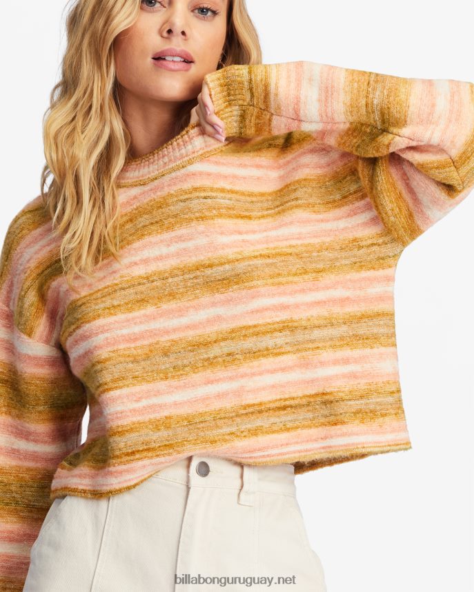 suéter ligeramente corto tan encantado mujer cálidos rayos DR68442228 Billabong
