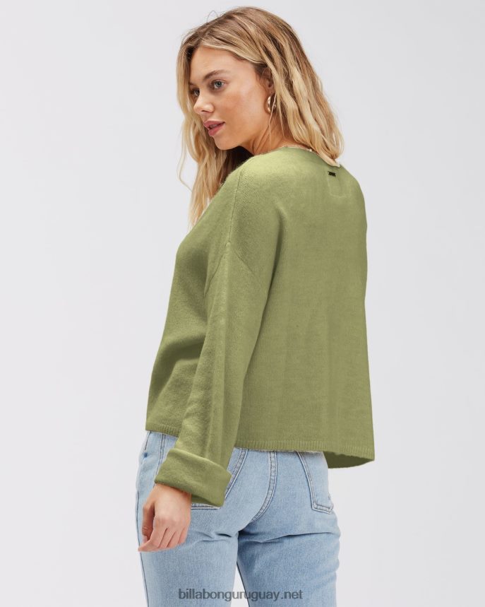 suéter tipo cárdigan corto short n sweet 2 mujer palta DR68442311 Billabong