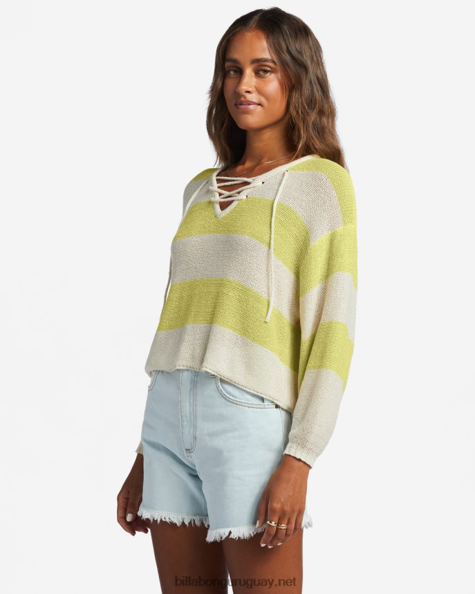 tan dulce sudadera con capucha mujer lima claro DR68441872 Billabong