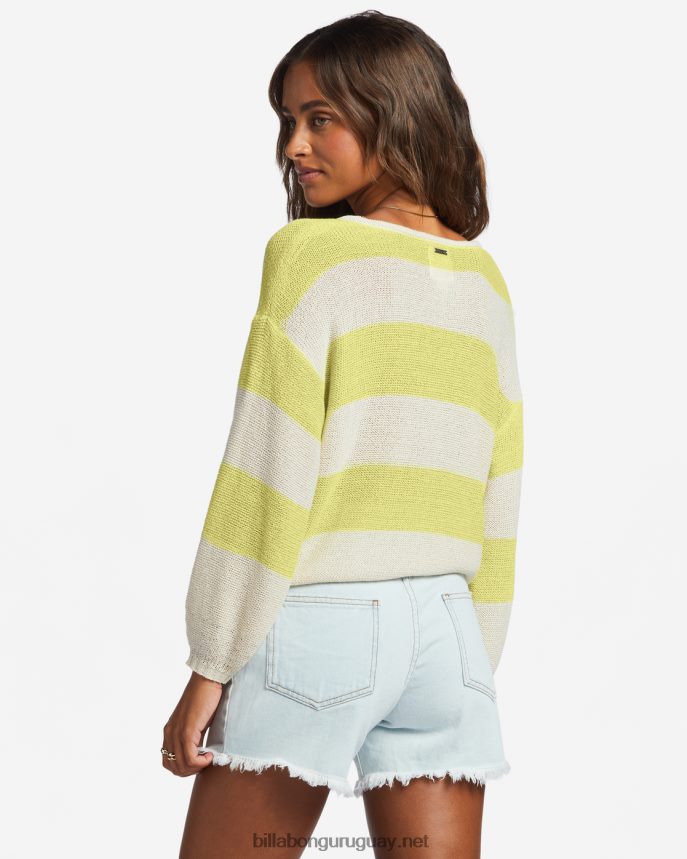 tan dulce sudadera con capucha mujer lima claro DR68441872 Billabong