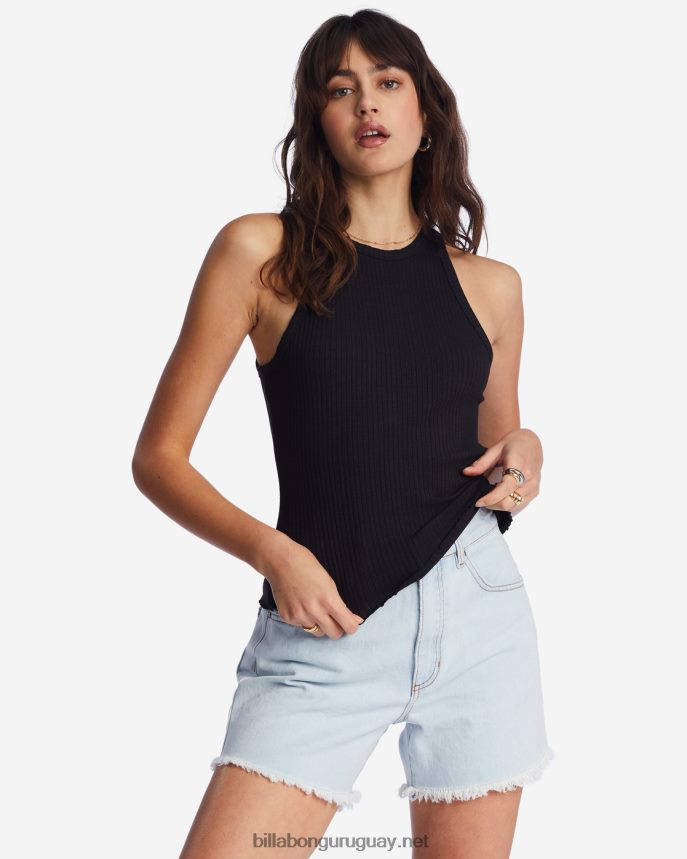 camiseta marimacho mujer guijarro negro DR68442143 Billabong