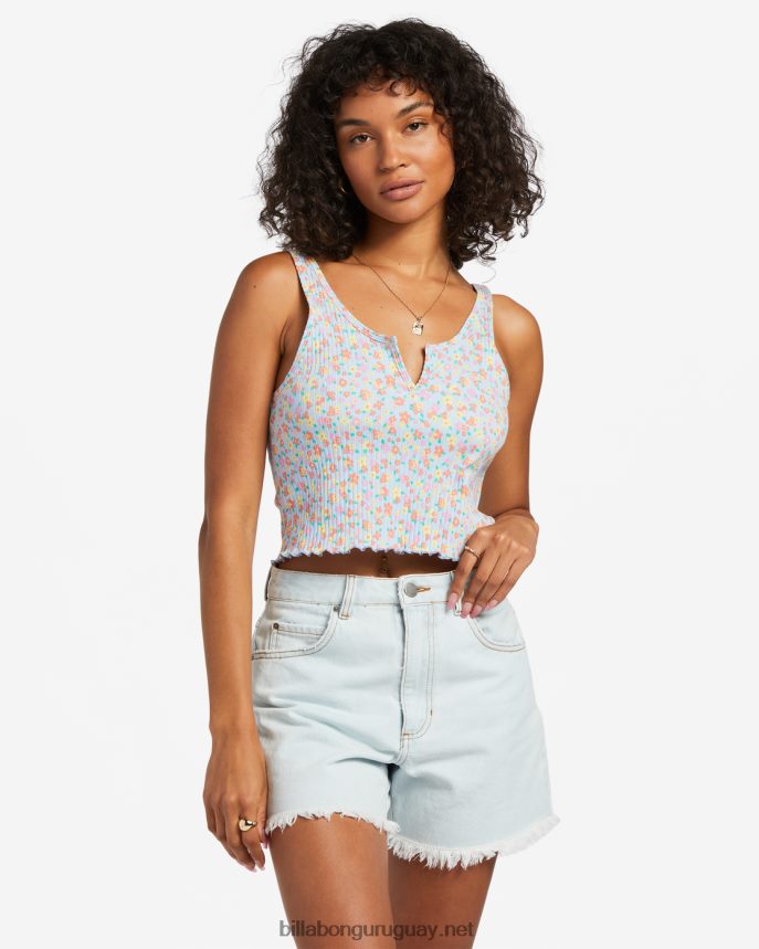 camiseta sin mangas con muesca mujer cielo de verano DR68441824 Billabong