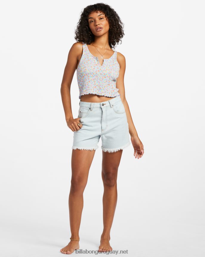 camiseta sin mangas con muesca mujer cielo de verano DR68441824 Billabong