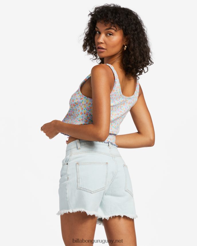 camiseta sin mangas con muesca mujer cielo de verano DR68441824 Billabong