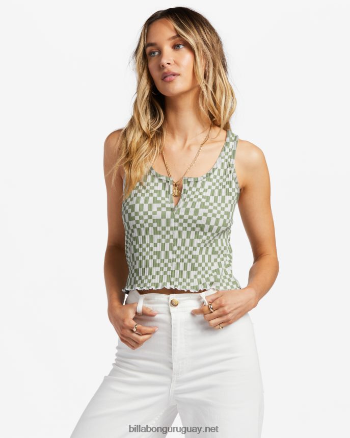 camiseta sin mangas con muesca mujer palta DR68441800 Billabong