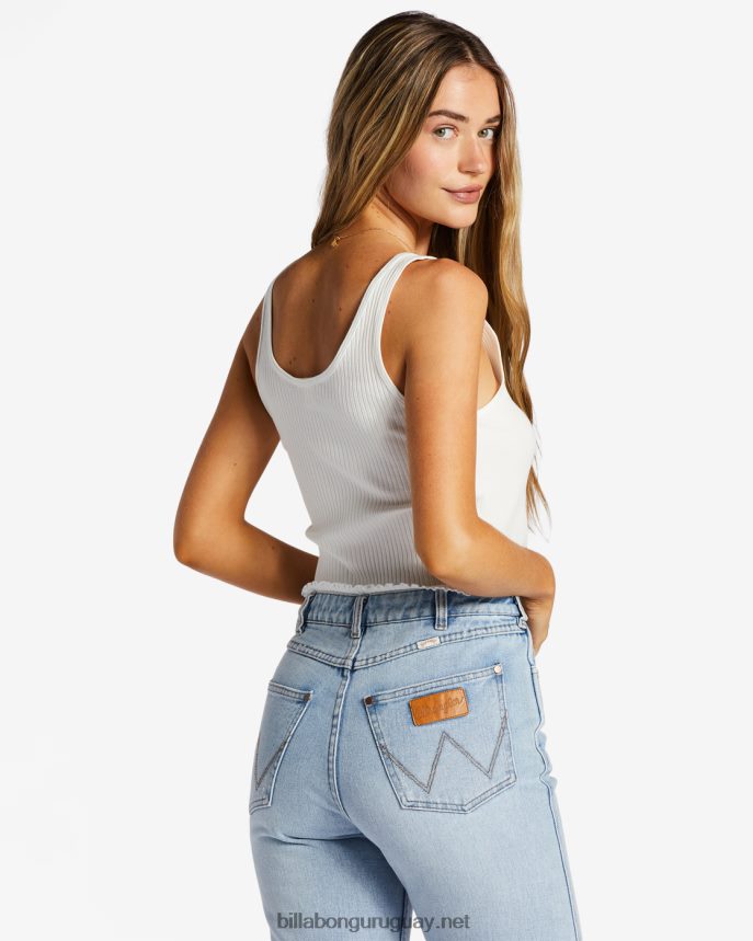 camiseta sin mangas de canalé mujer cristal de sal DR68441756 Billabong