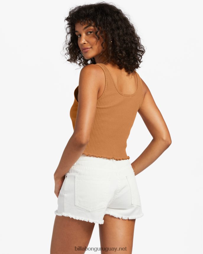 camiseta sin mangas de canalé mujer especia de verano DR68441797 Billabong