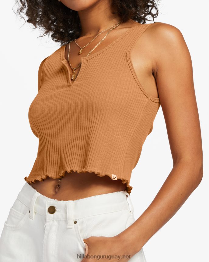camiseta sin mangas de canalé mujer especia de verano DR68441797 Billabong