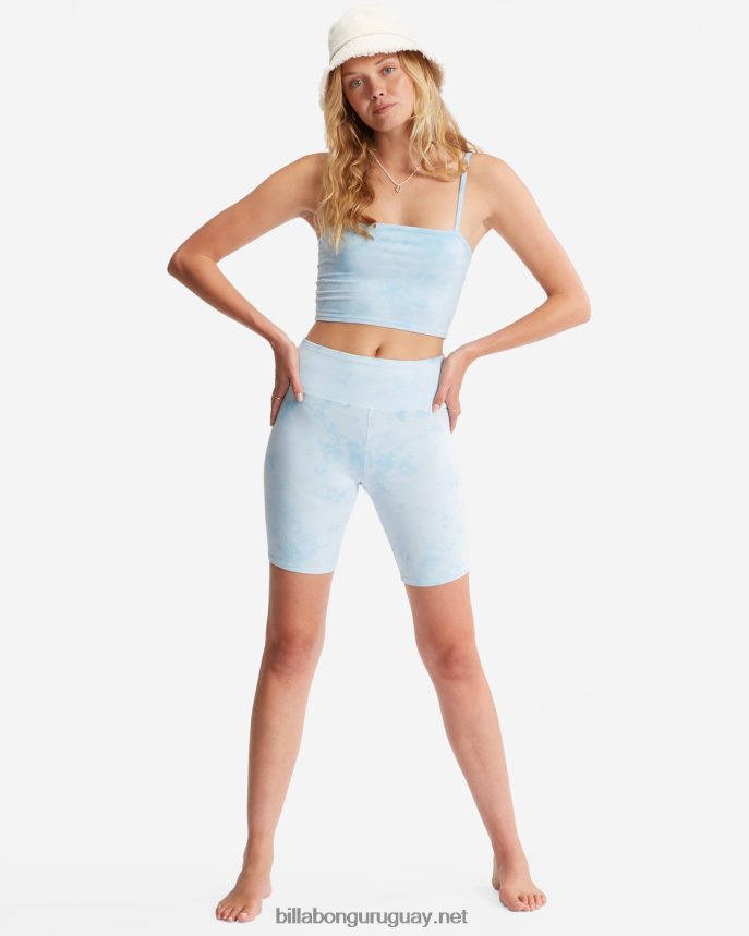 camiseta sin mangas de tirantes de punto Little Shores mujer cielo matutino DR68442361 Billabong