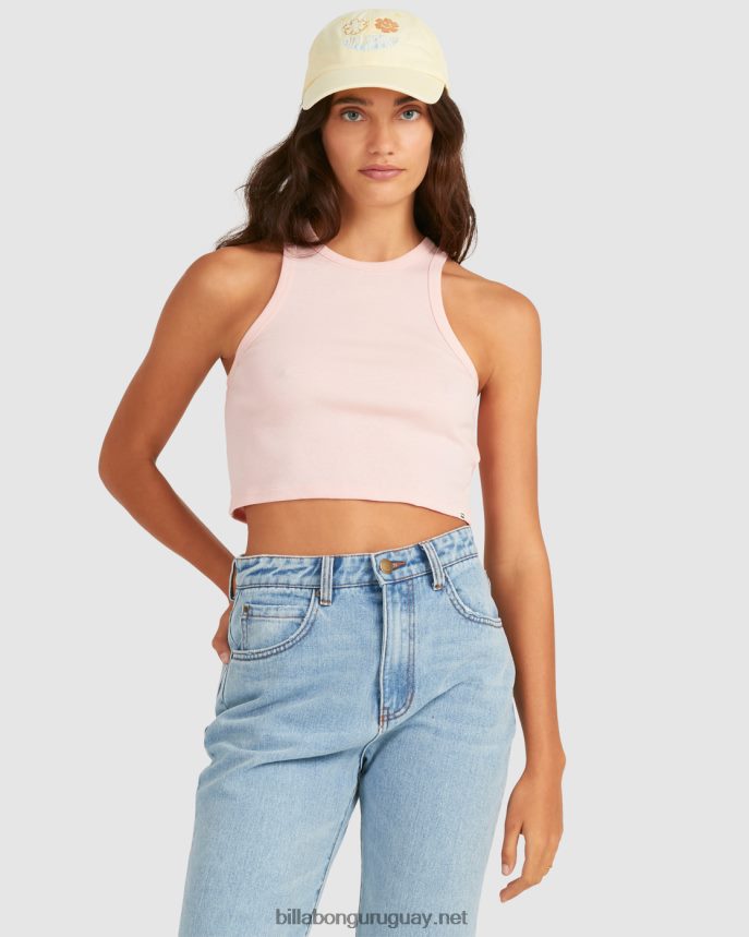 camiseta sin mangas jessie mujer Rosa palido DR68442368 Billabong