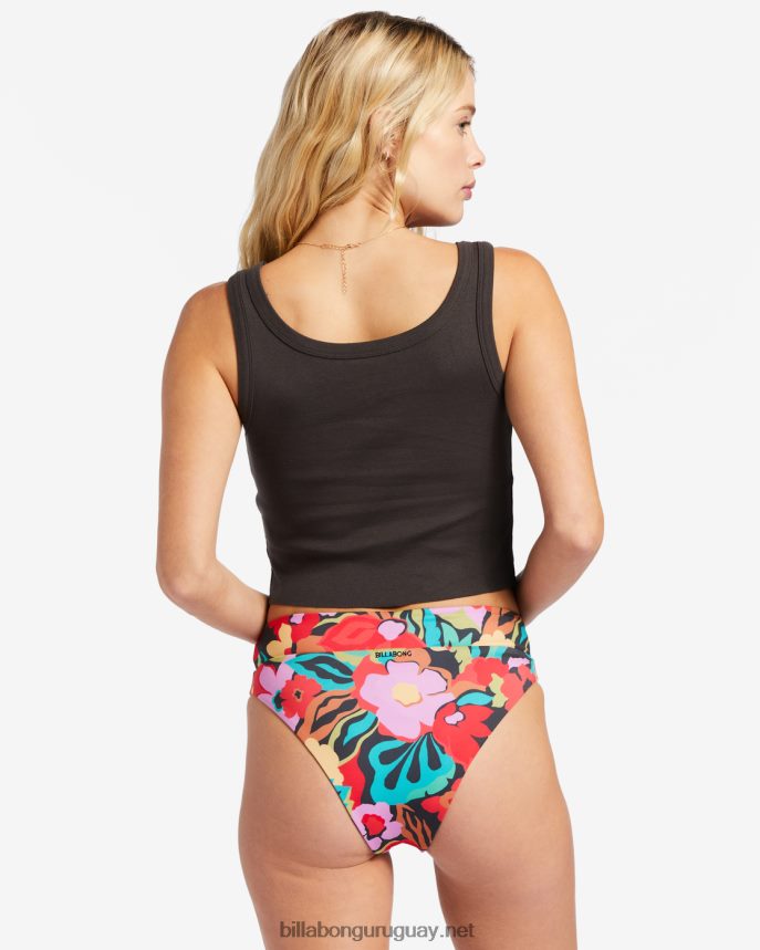 camiseta sin mangas kamea con arco de lava mujer apagado negro DR68441995 Billabong