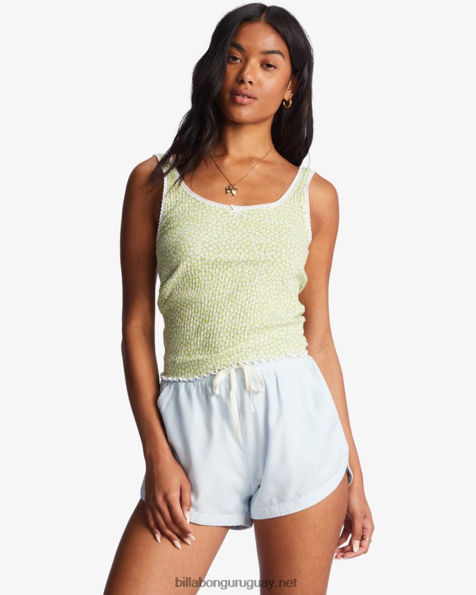 hasta el amanecer camiseta sin mangas mujer prado de musgo DR68442144 Billabong