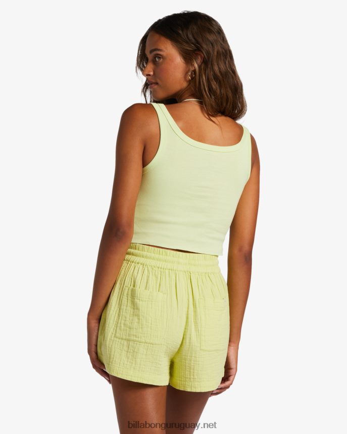 solo mi camiseta sin mangas vibe mujer lima claro DR68441911 Billabong