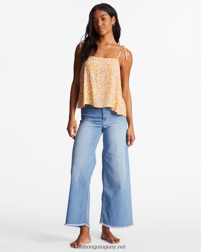 amo el top de tirantes de sol mujer ponche de durazno DR68441994 Billabong
