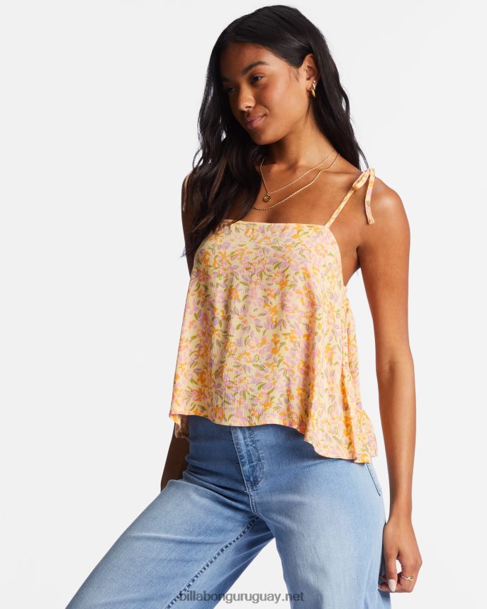 amo el top de tirantes de sol mujer ponche de durazno DR68441994 Billabong
