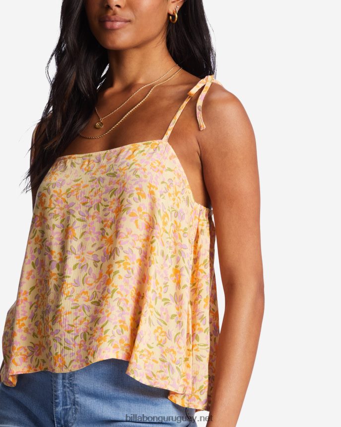 amo el top de tirantes de sol mujer ponche de durazno DR68441994 Billabong