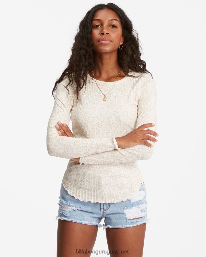 bien por mí top de manga larga mujer blanco antiguo DR68442373 Billabong