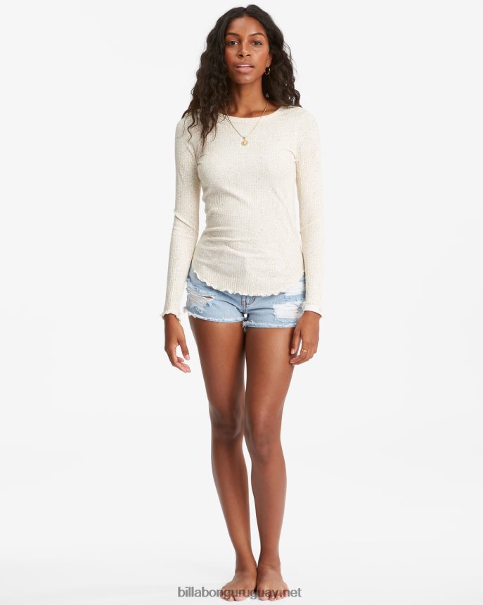 bien por mí top de manga larga mujer blanco antiguo DR68442373 Billabong