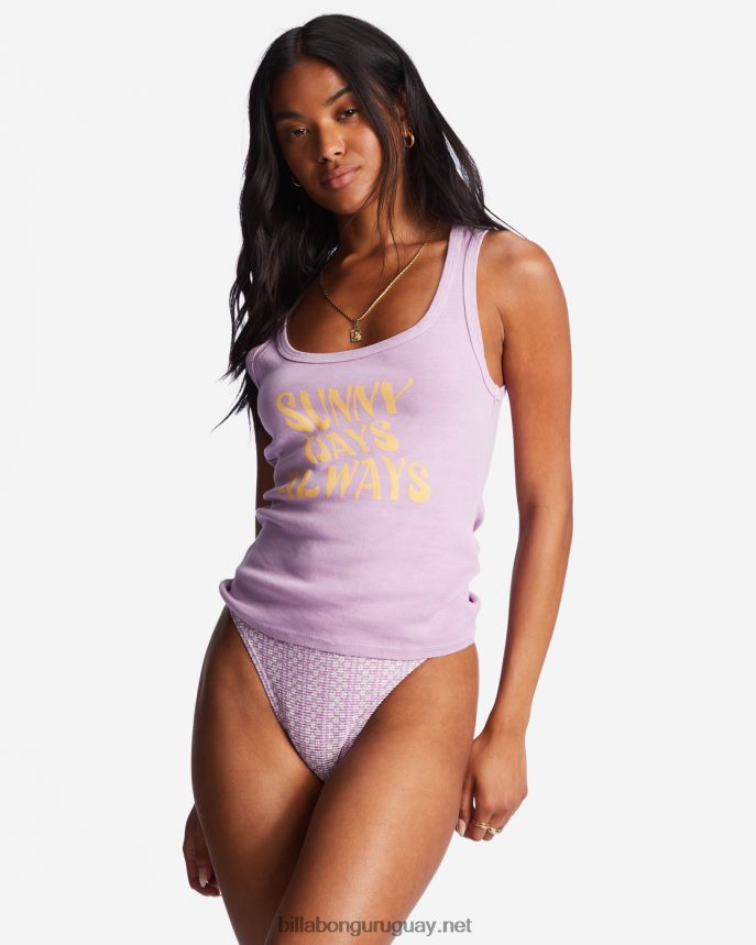 camiseta sin mangas de días soleados mujer sueño lila DR68442122 Billabong
