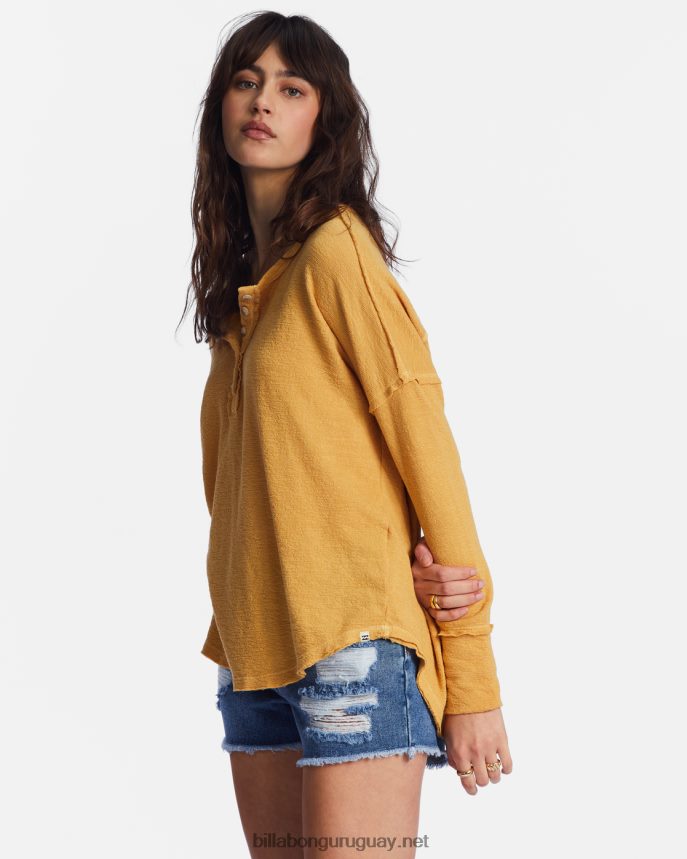 nuevo top henley anyday mujer Costa Dorada DR68442200 Billabong