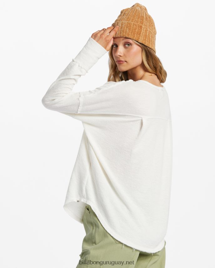 nuevo top henley anyday mujer cristal de sal DR68441954 Billabong