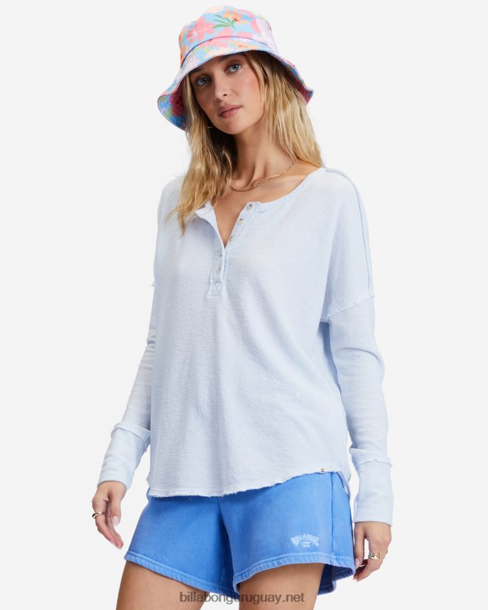 nuevo top henley anyday mujer gota de lluvia DR68442306 Billabong